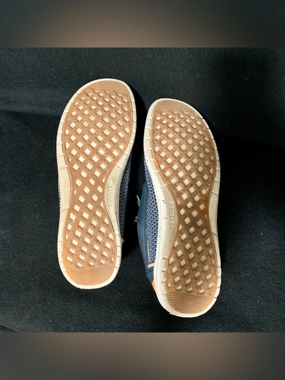 Hey Dude Welsh Grip Navy Slip-On Shoes - Men’s Size 12